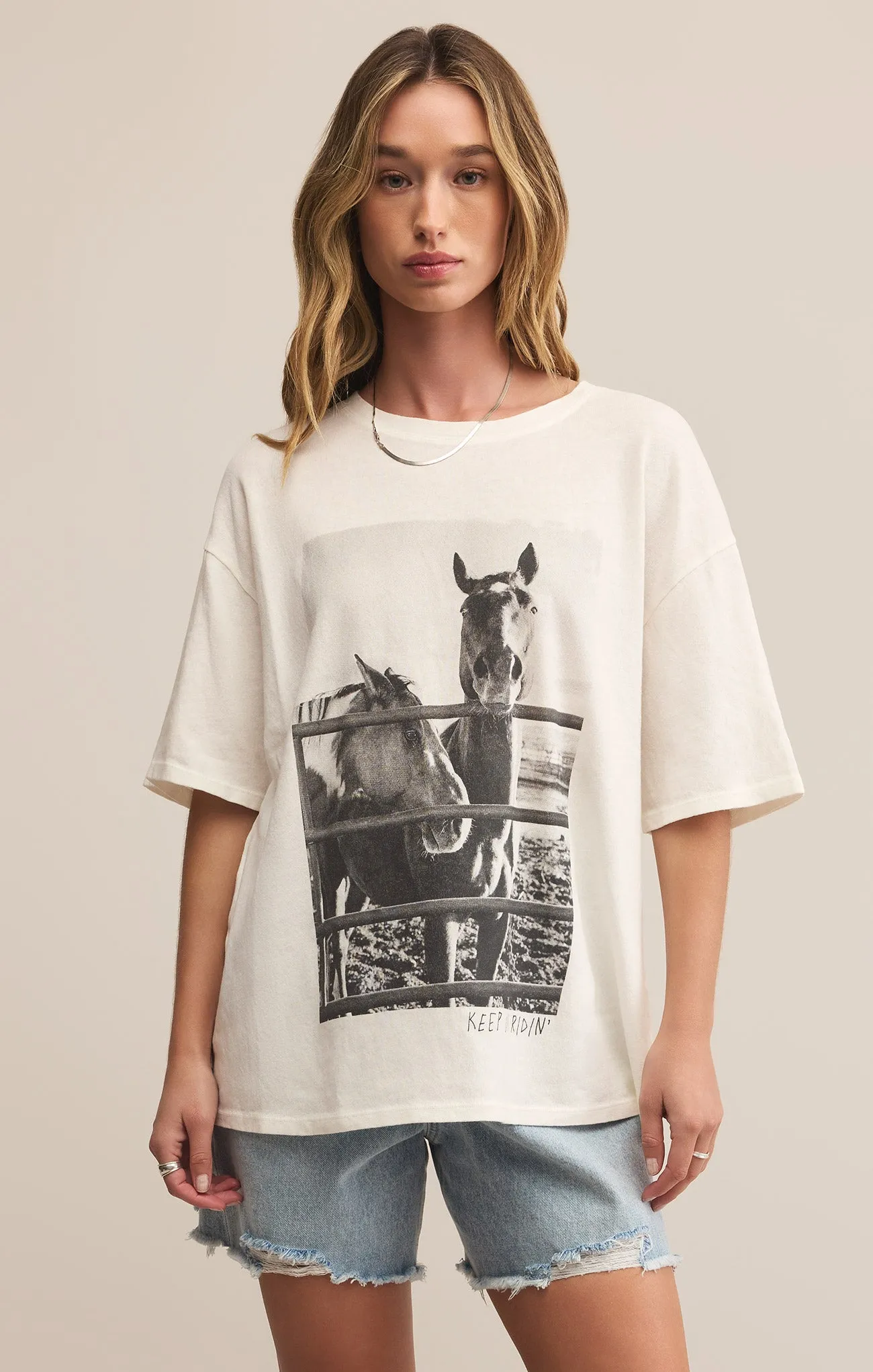 Keep Ridin So Cal Oversized Tee sold by Z Supply product image thumbnail 3