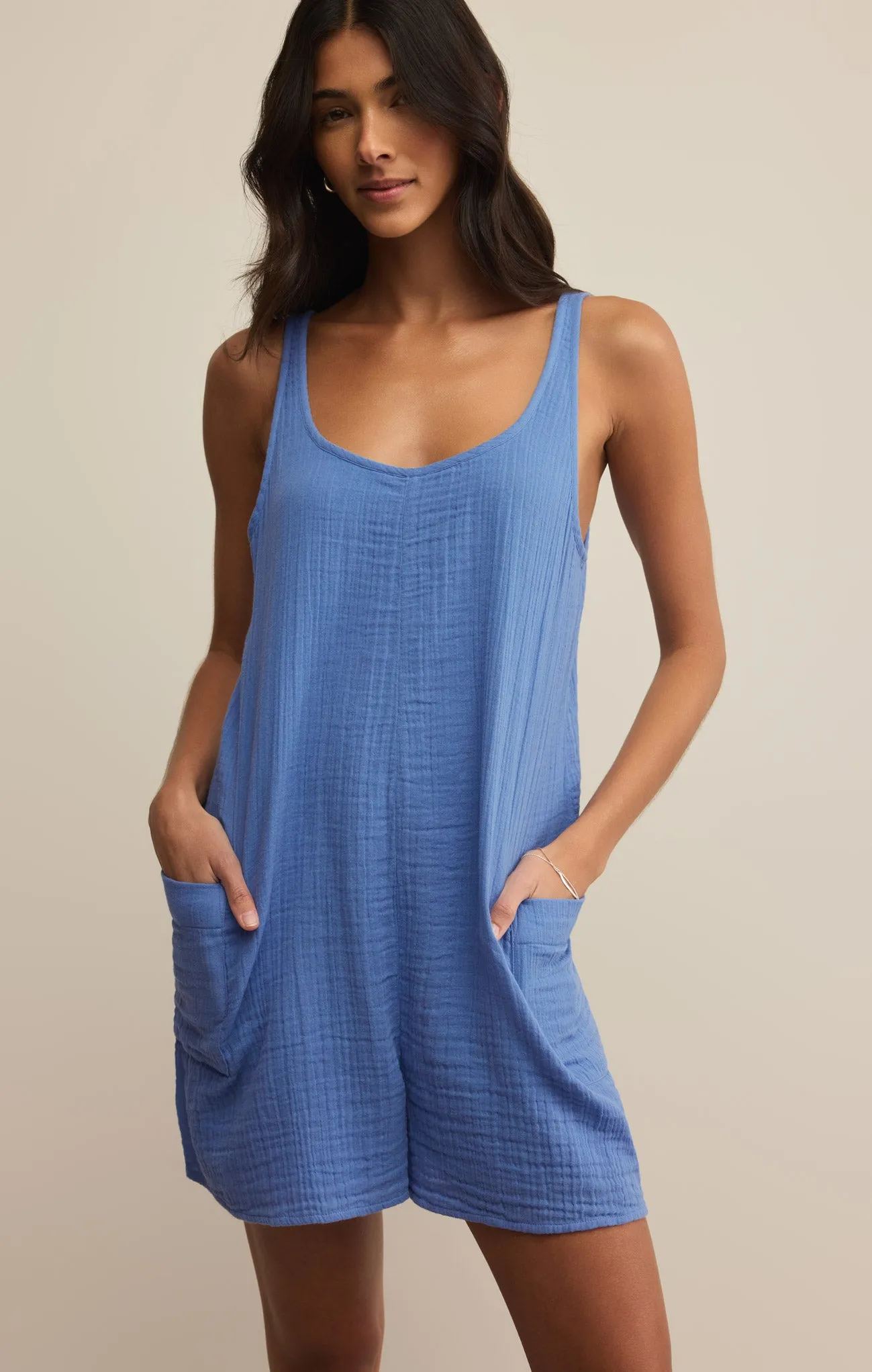 Calista Gauze Romper sold by Z Supply product image thumbnail 5