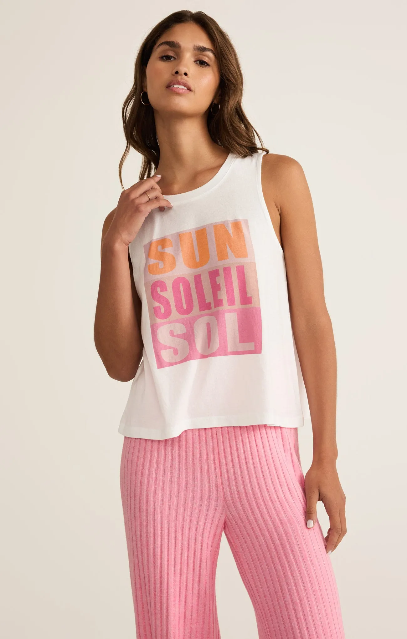 Sol Muscle Tank sold by Z Supply product image thumbnail 5