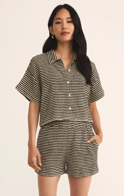 Monaco Crochet Button Up sold by Z Supply