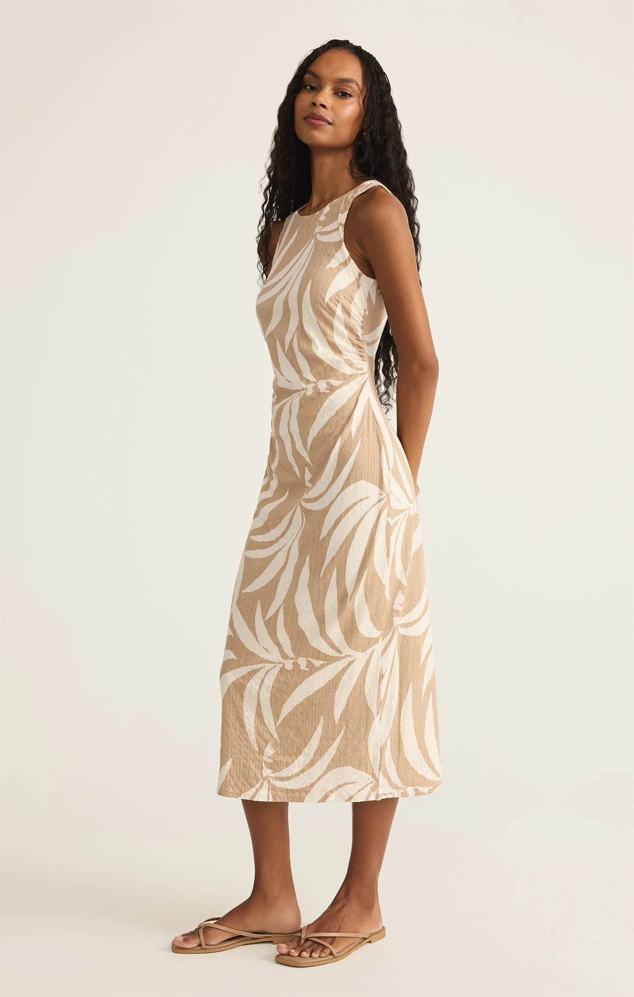 Adison Palm Midi Dress sold by Z Supply product image thumbnail 3