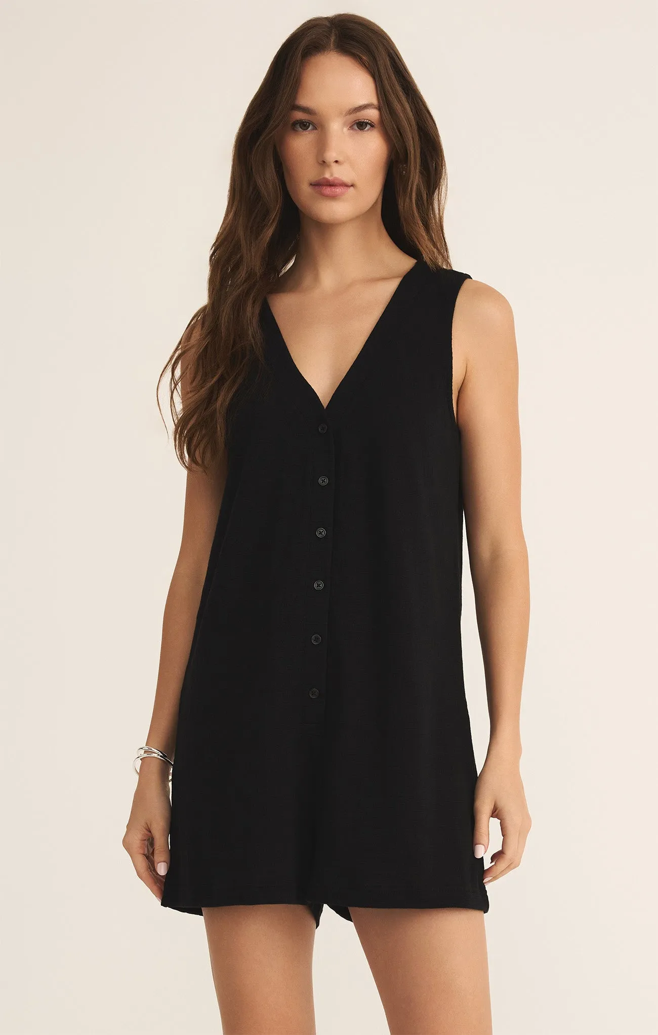 Solace Textured Slub Romper sold by Z Supply