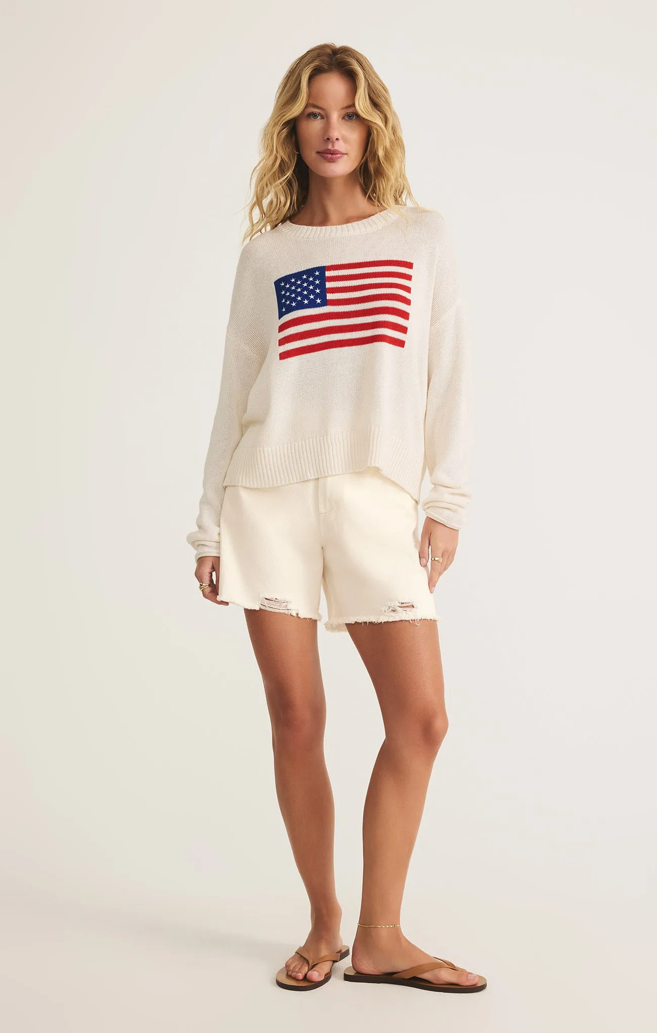 Sienna Flag Sweater sold by Z Supply product image thumbnail 3