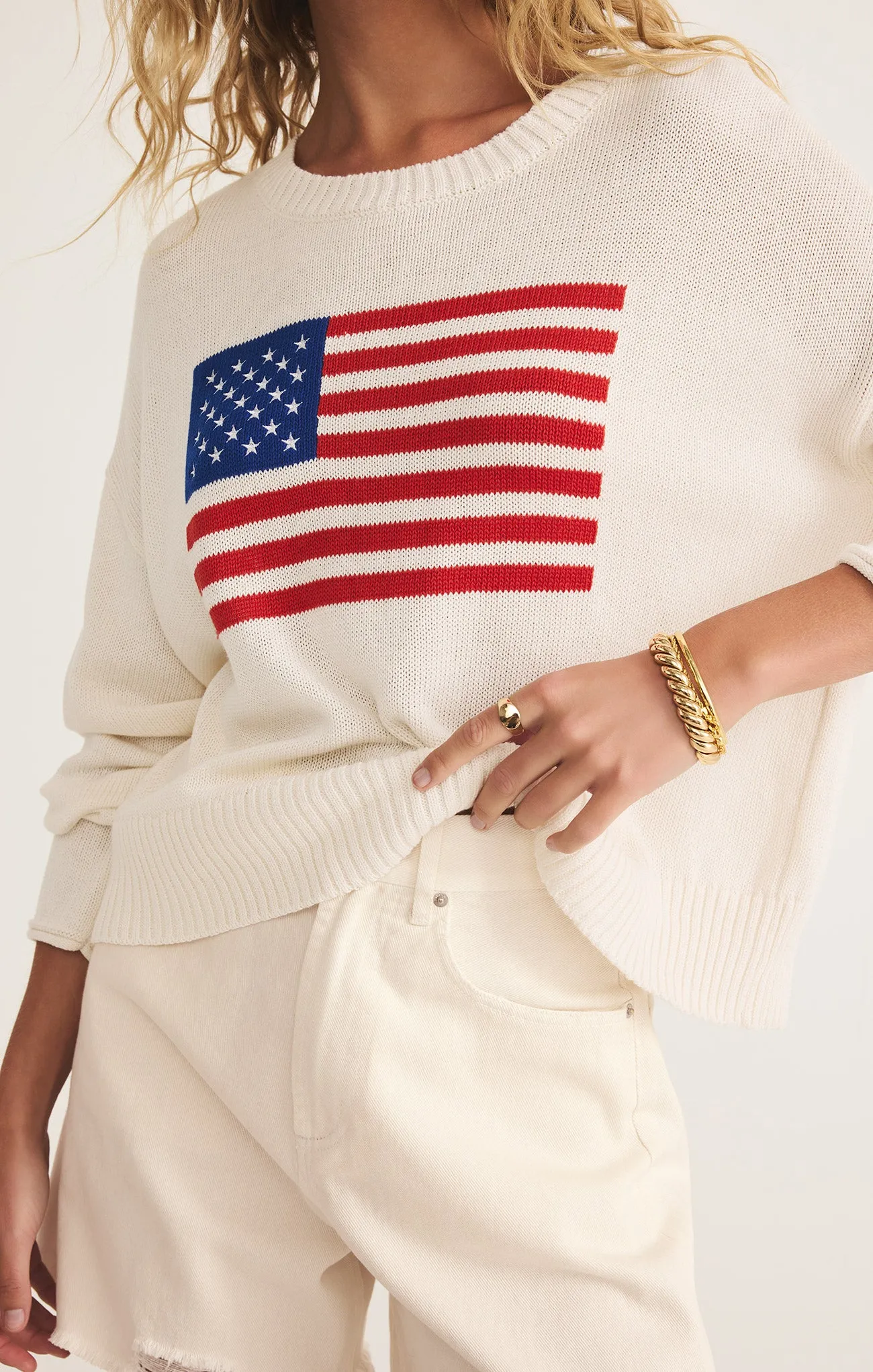 Sienna Flag Sweater sold by Z Supply product image thumbnail 4