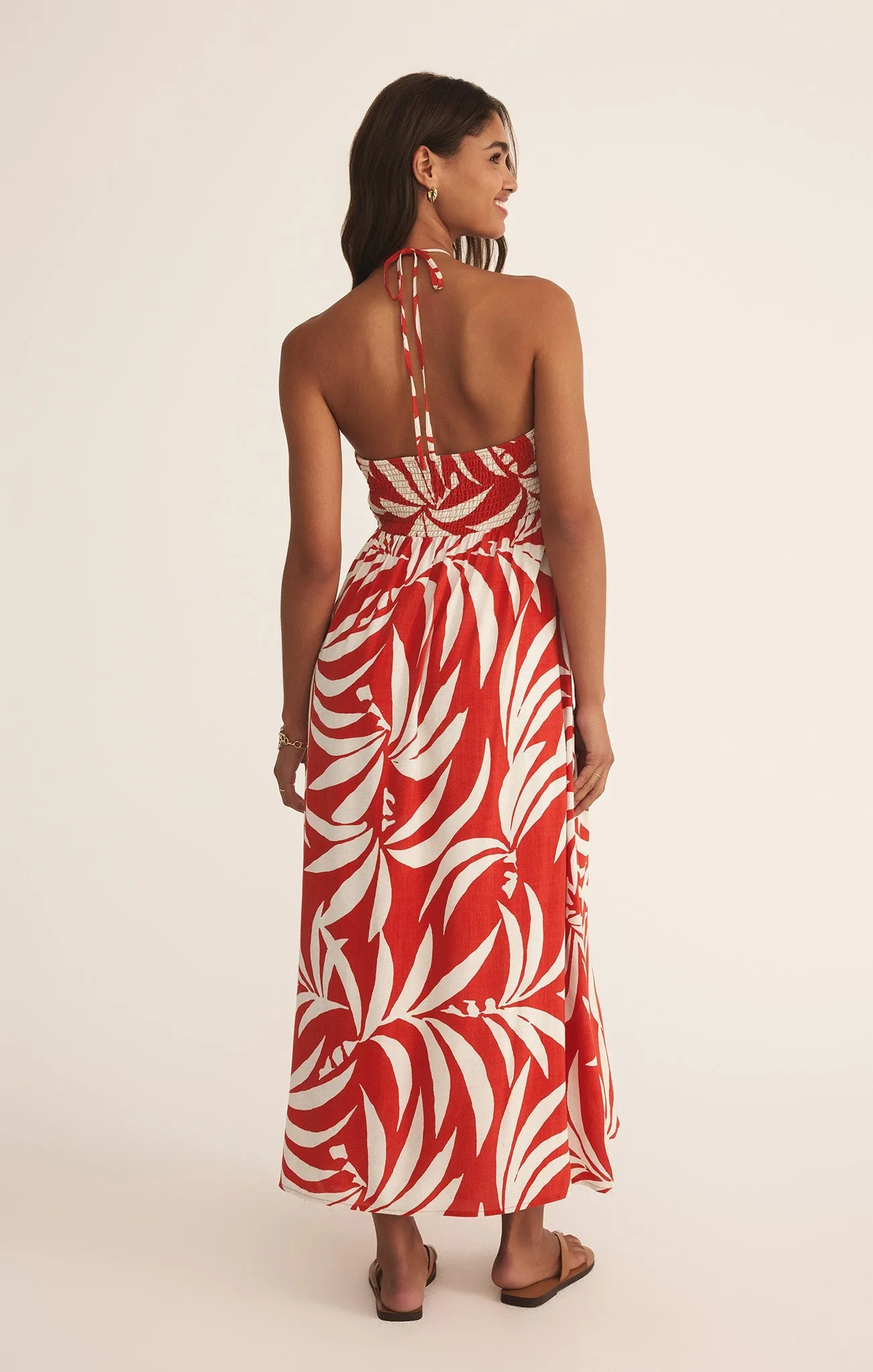 Elodi Palm Floral Midi Dress sold by Z Supply product image thumbnail 2