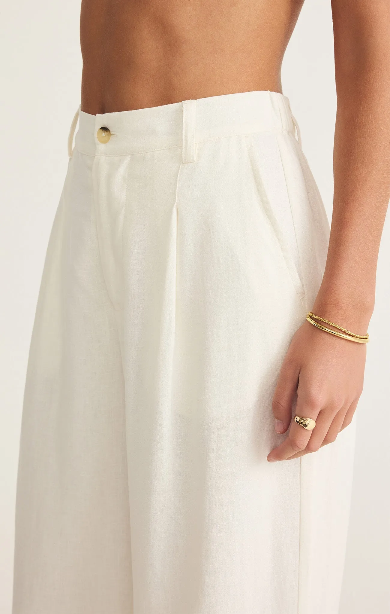 Topanga Wide Leg Linen Pant sold by Z Supply product image thumbnail 5