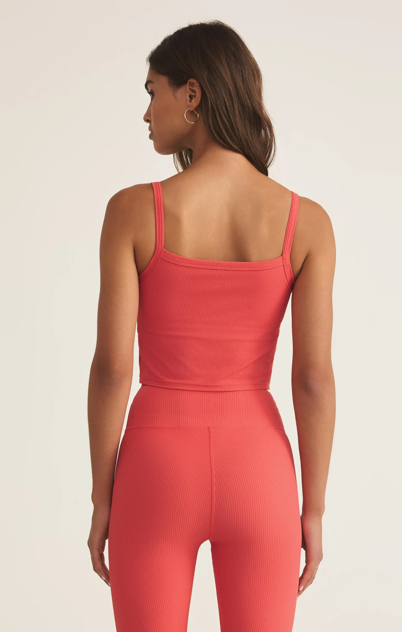 Sporty Ribbed Cropped Tank Bra sold by Z Supply product image thumbnail 2