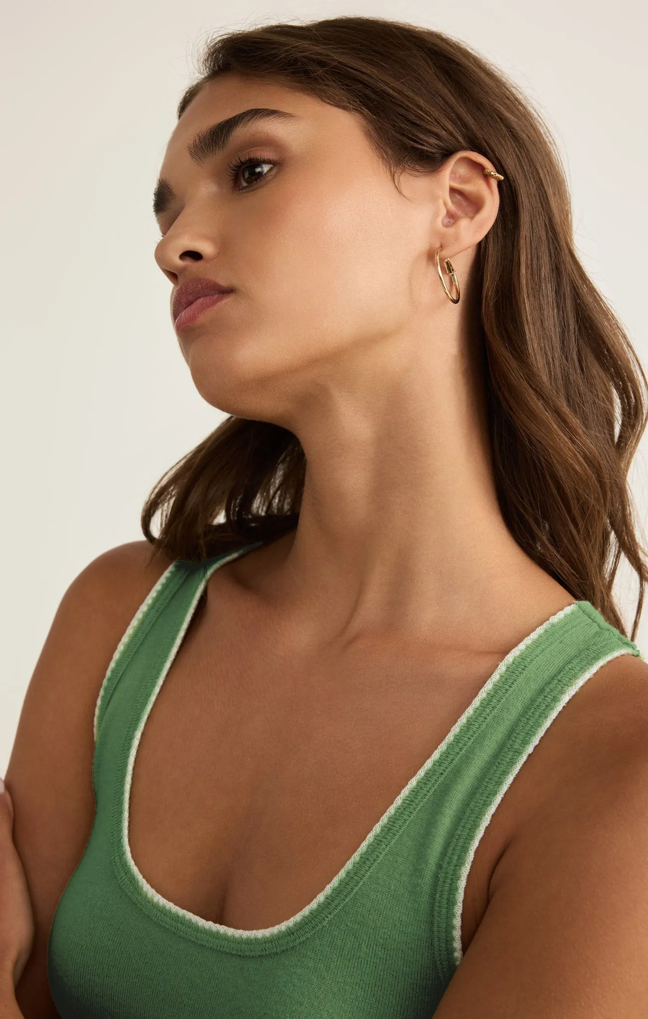 Casa Whipstitch Silky Jersey Tank sold by Z Supply product image thumbnail 5