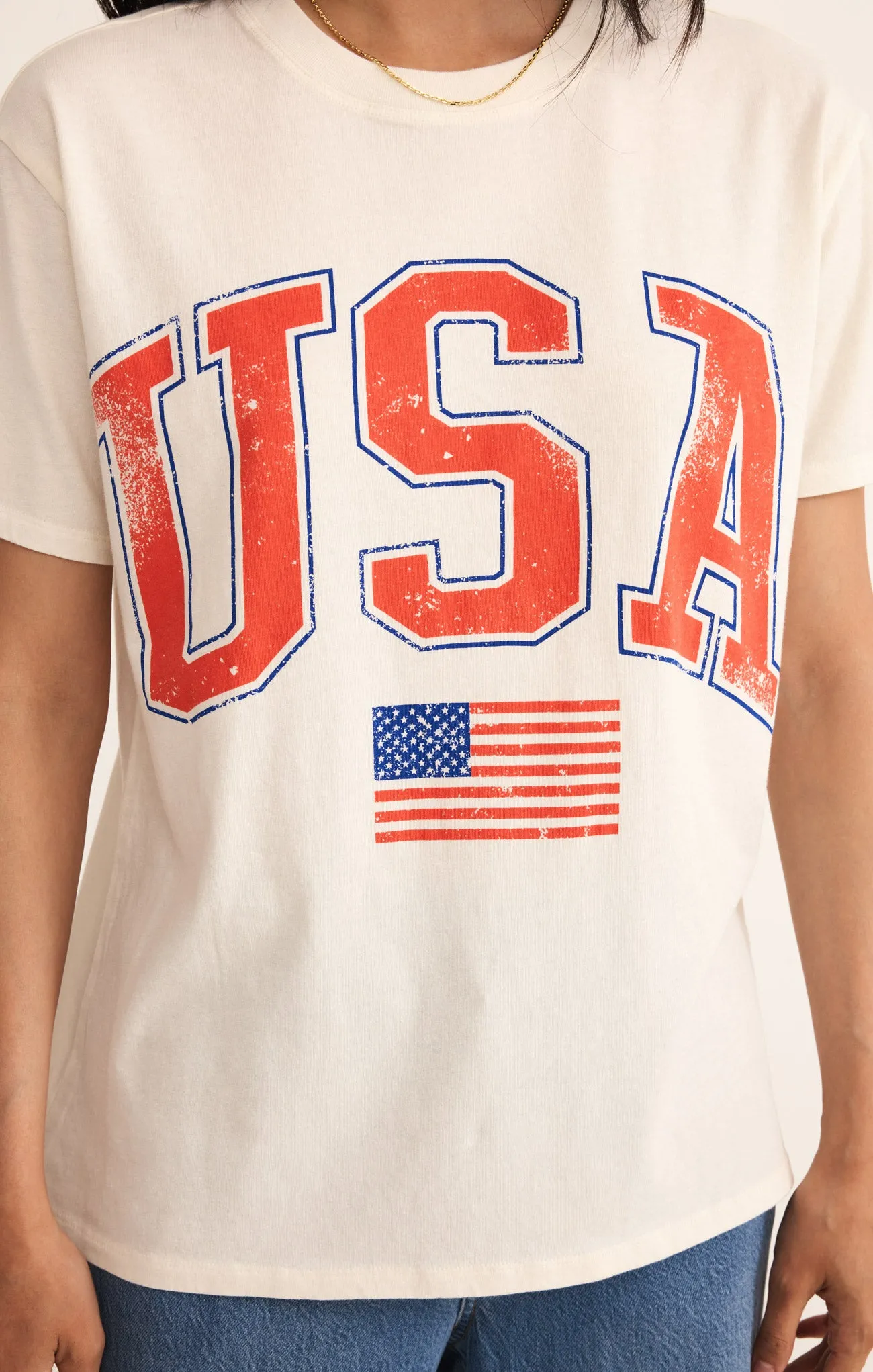 Flag Boyfriend Tee sold by Z Supply product image thumbnail 5