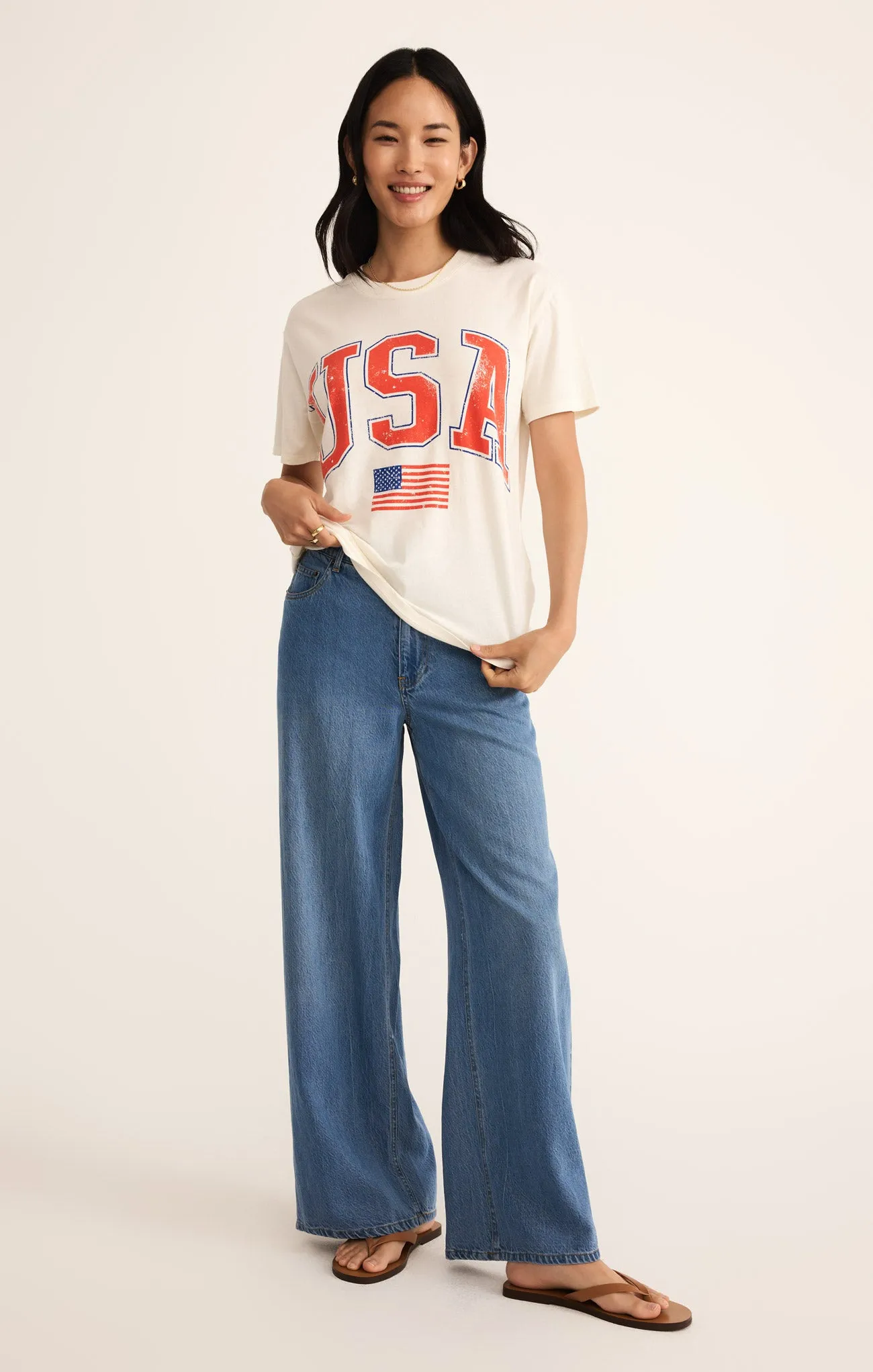 Flag Boyfriend Tee sold by Z Supply product image thumbnail 4