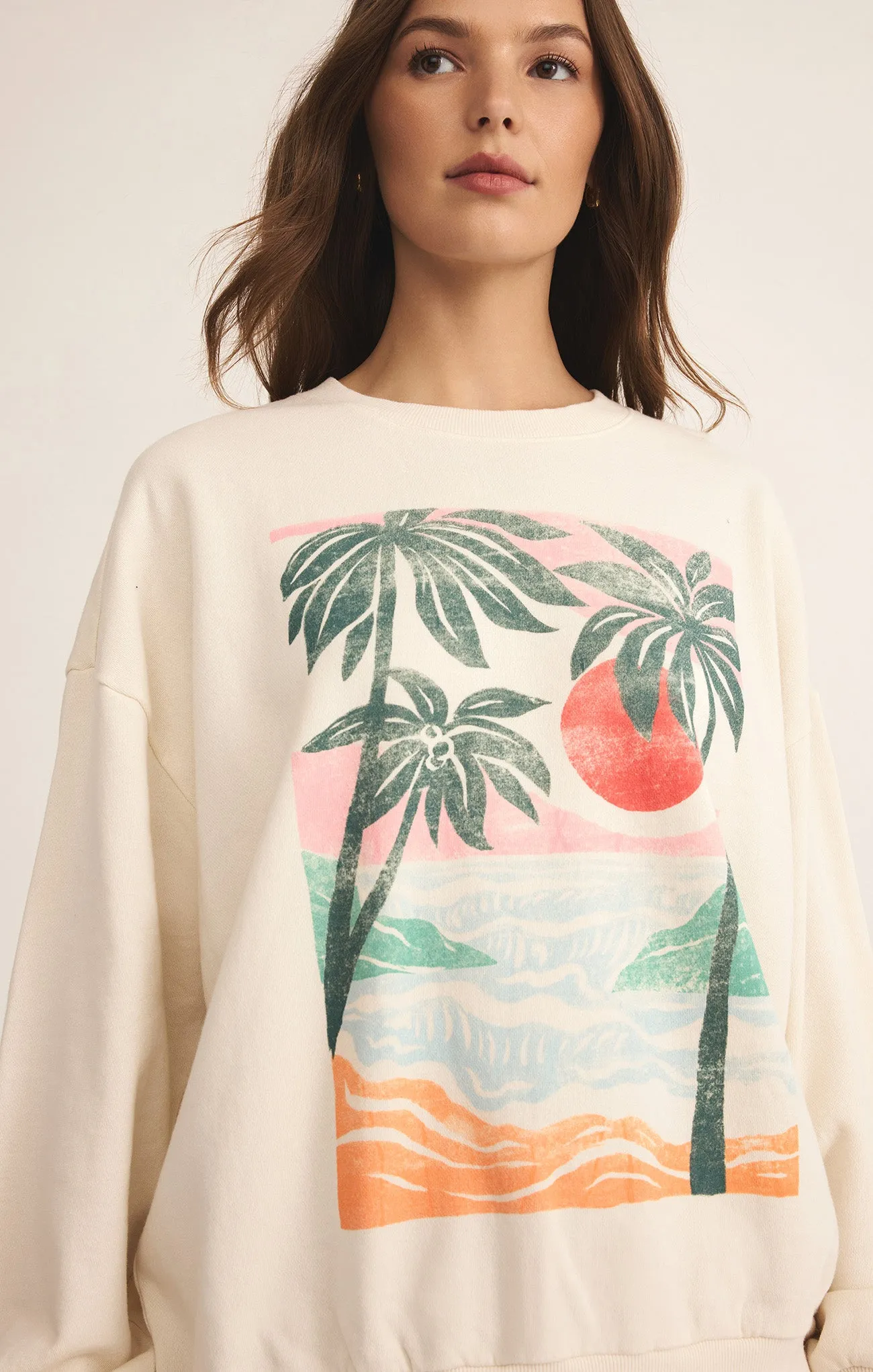 High Tide Sunday Sweatshirt sold by Z Supply product image thumbnail 5