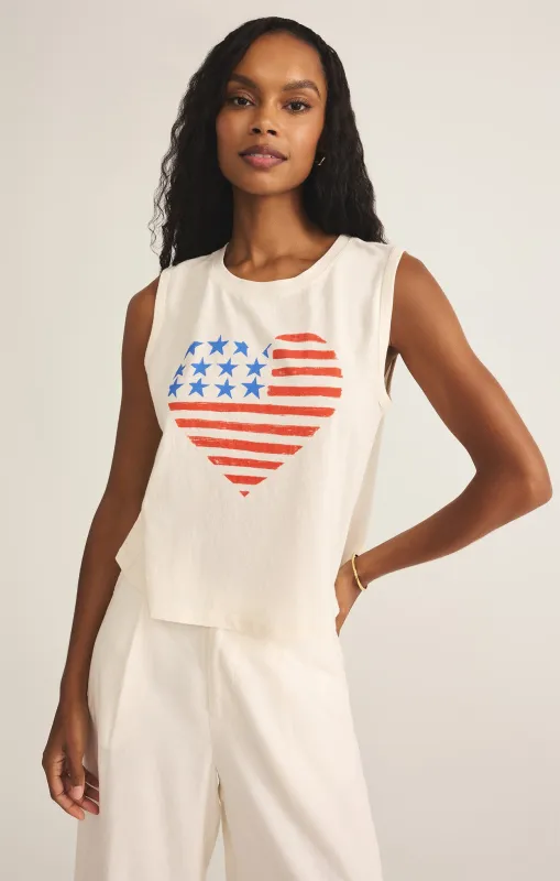Stars & Stripes La Mer Tank sold by Z Supply