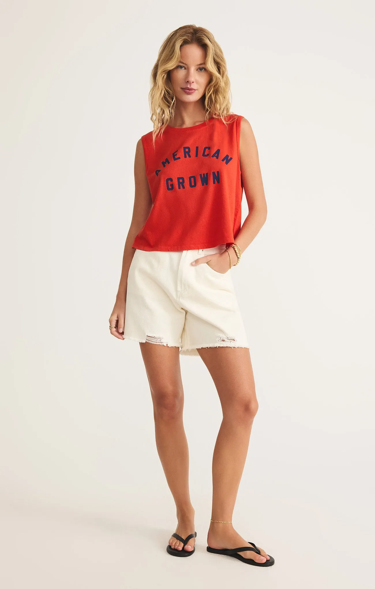 American Grown La Mer Tank sold by Z Supply product image thumbnail 4