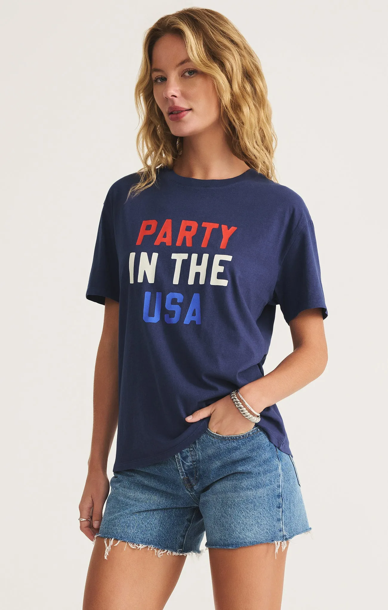 Party Boyfriend Tee sold by Z Supply product image thumbnail 3