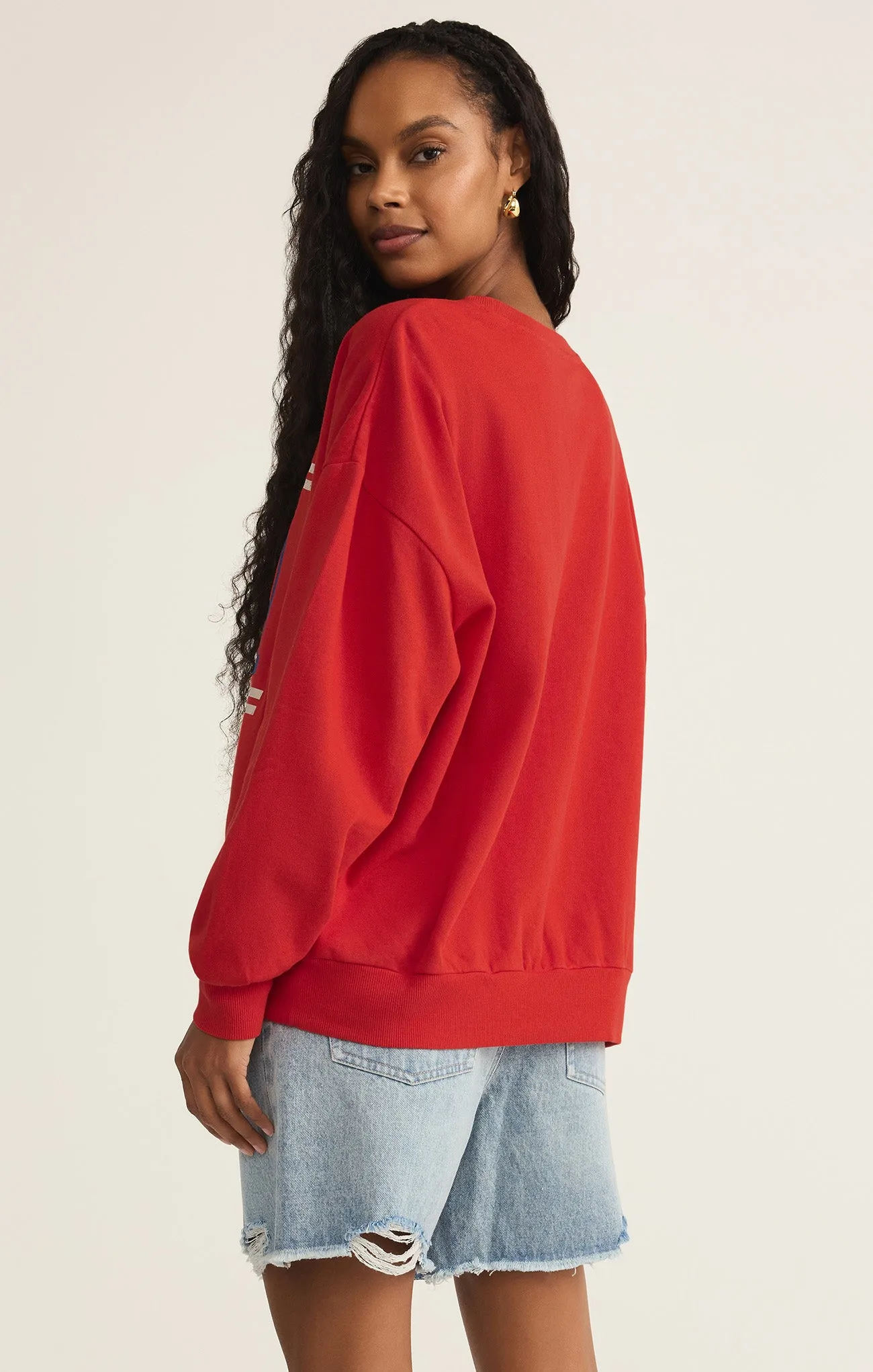 USA Sunday Sweatshirt sold by Z Supply product image thumbnail 2