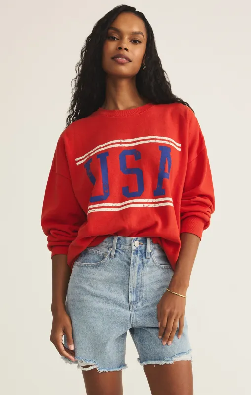 USA Sunday Sweatshirt sold by Z Supply