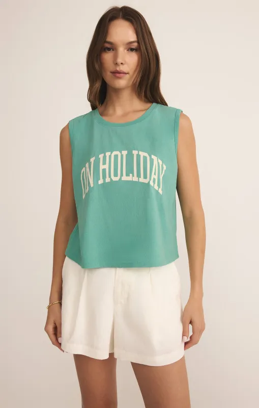 On Holiday La Mer Tank sold by Z Supply