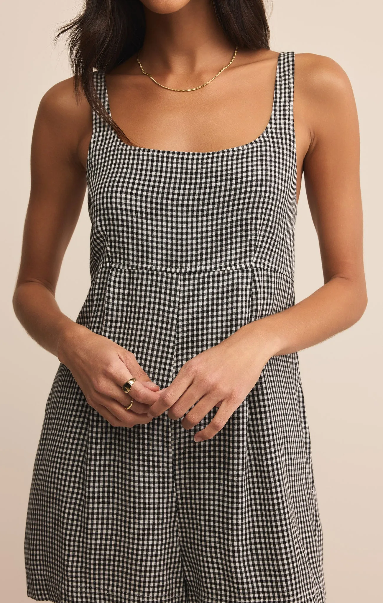 Avalon Gingham Romper sold by Z Supply product image thumbnail 5