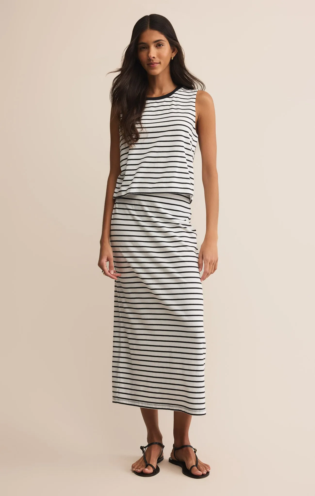 Gail Stripe Midi Skirt sold by Z Supply product image thumbnail 4