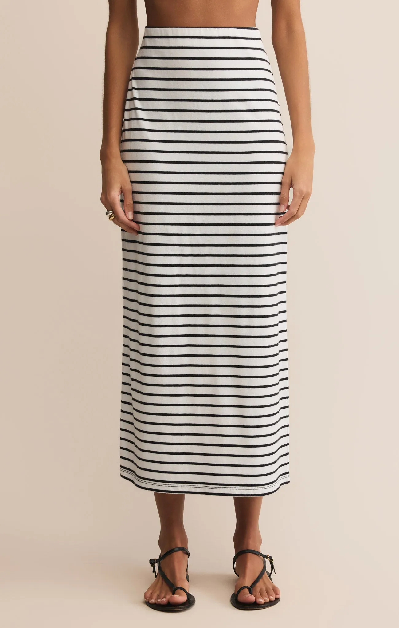 Gail Stripe Midi Skirt sold by Z Supply