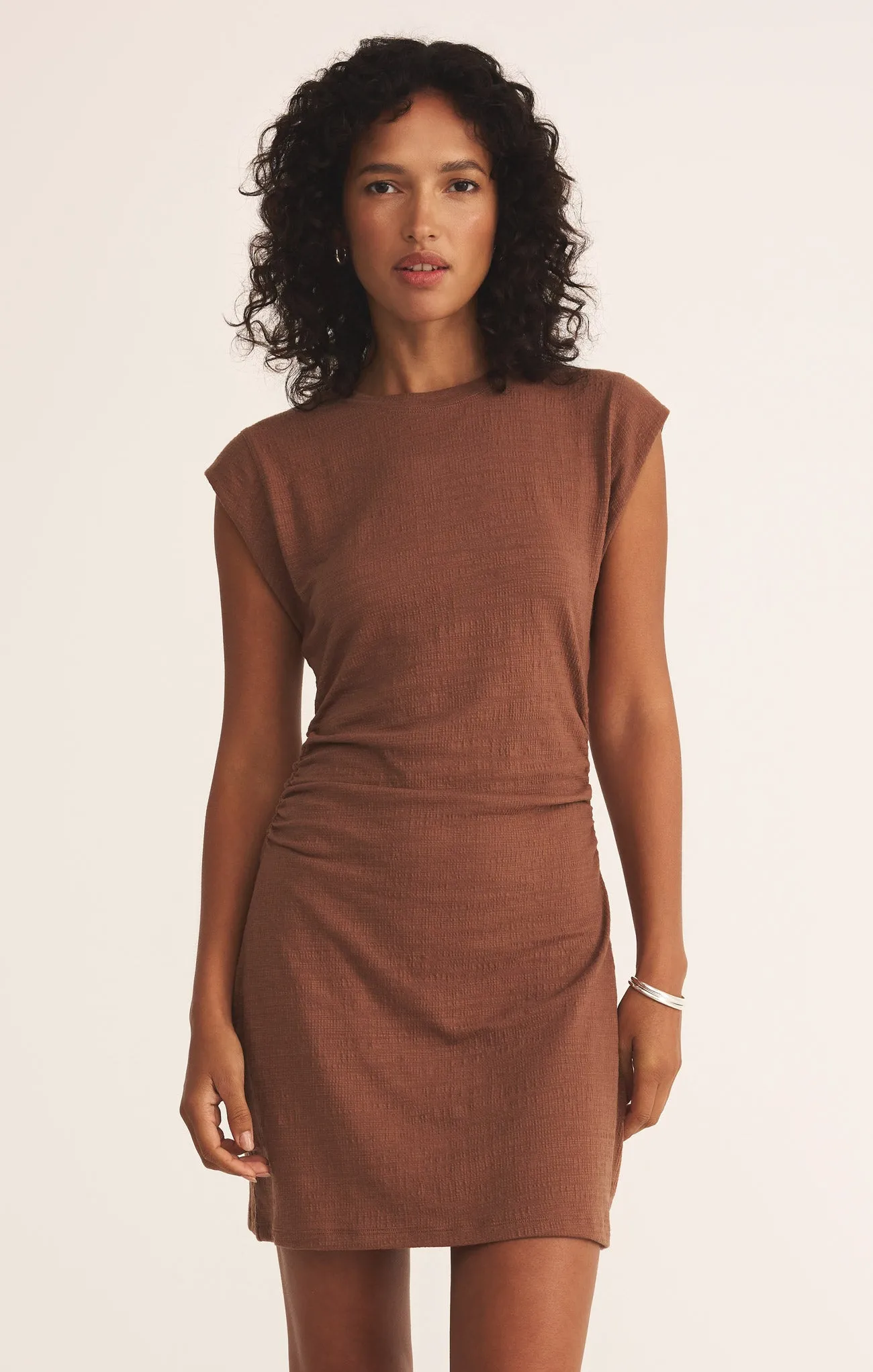 Camino Textured Mini Dress sold by Z Supply