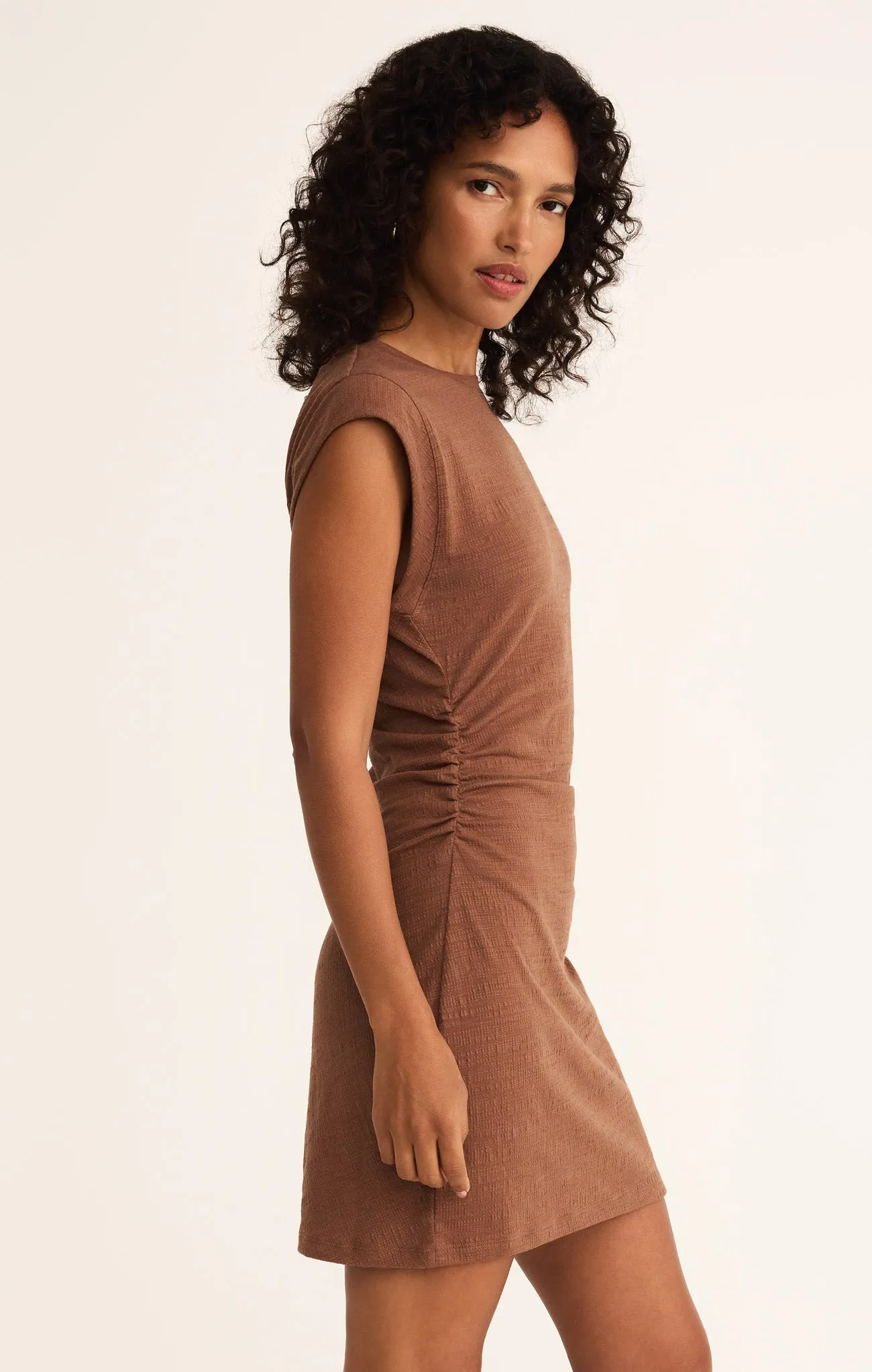 Camino Textured Mini Dress sold by Z Supply product image thumbnail 3