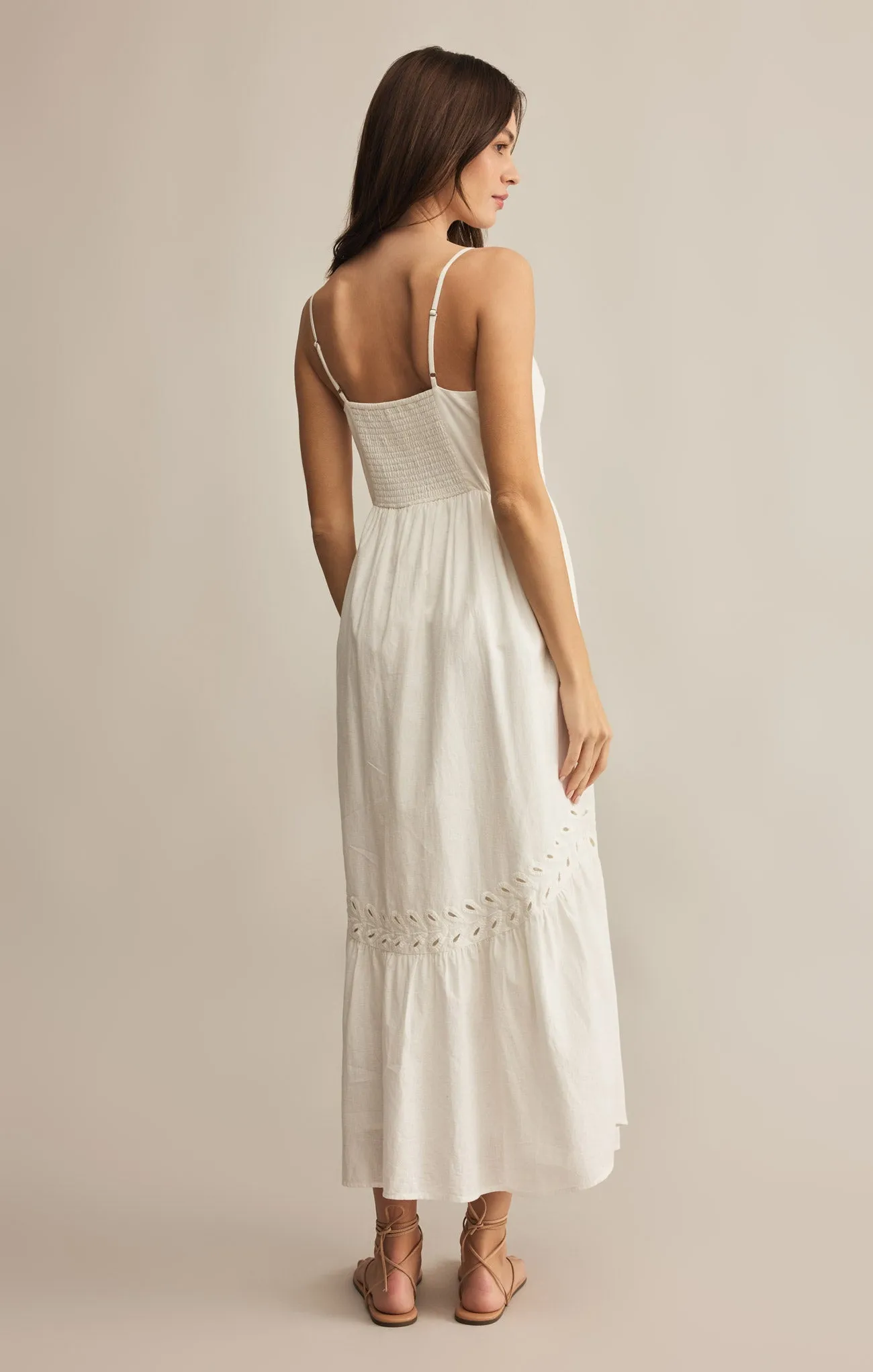 Citadelle Embroidered Linen Maxi Dress sold by Z Supply product image thumbnail 4