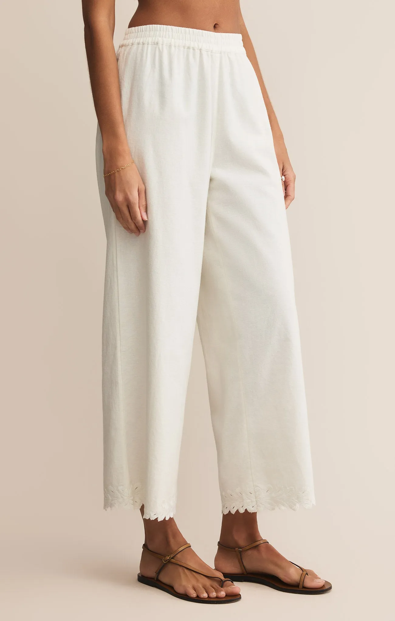 Pesaro Embroidered Linen Pant sold by Z Supply product image thumbnail 5