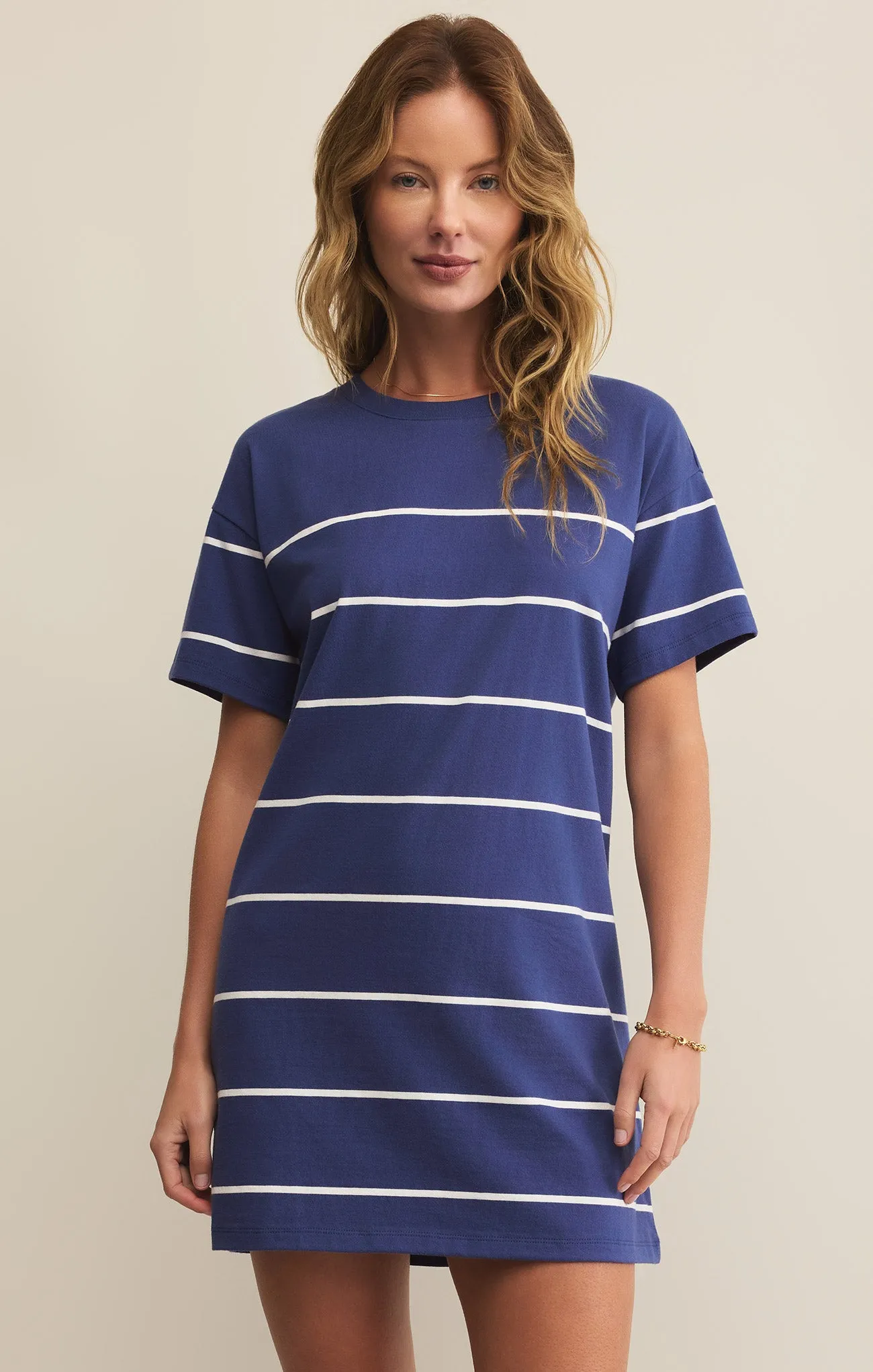 Sway Stripe Mini Tee Dress sold by Z Supply