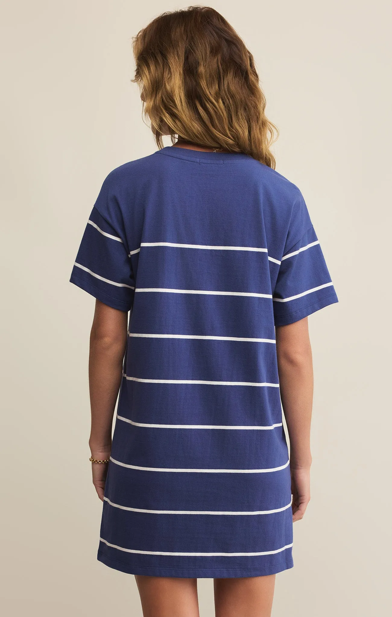 Sway Stripe Mini Tee Dress sold by Z Supply product image thumbnail 2