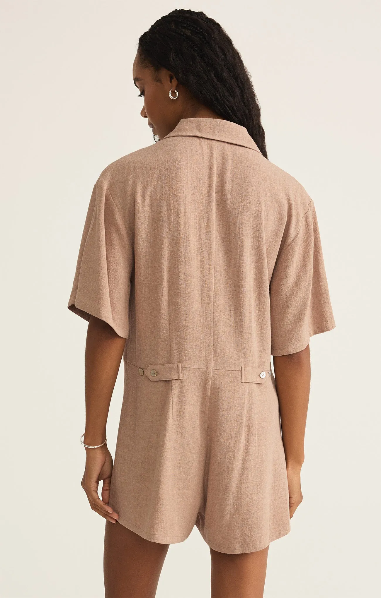 Marcell Button Up Romper sold by Z Supply product image thumbnail 2