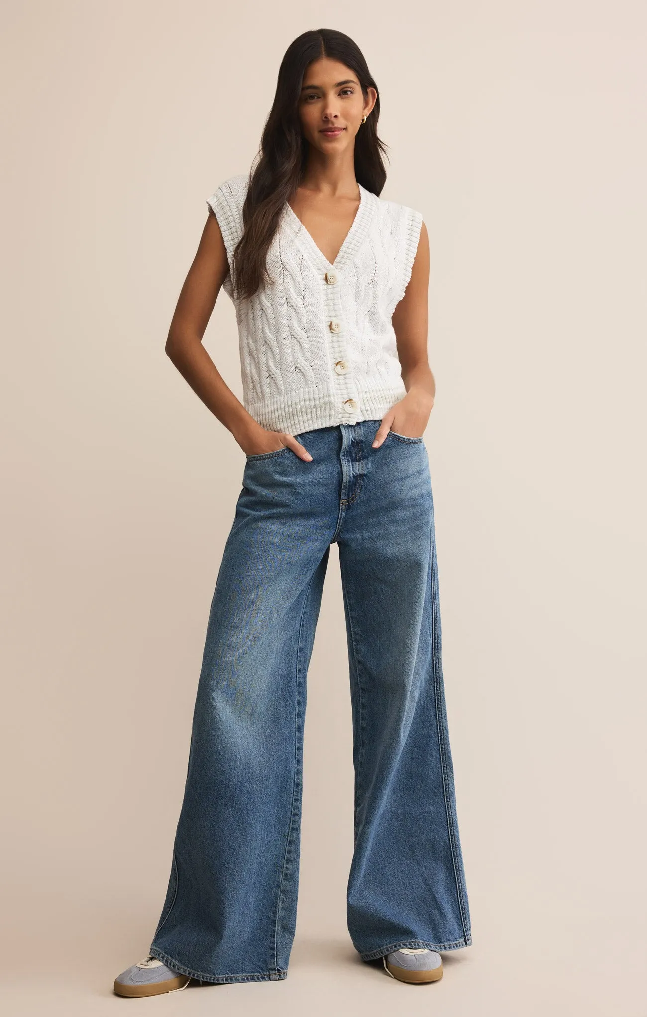 Fairway Cable Knit Vest sold by Z Supply product image thumbnail 4