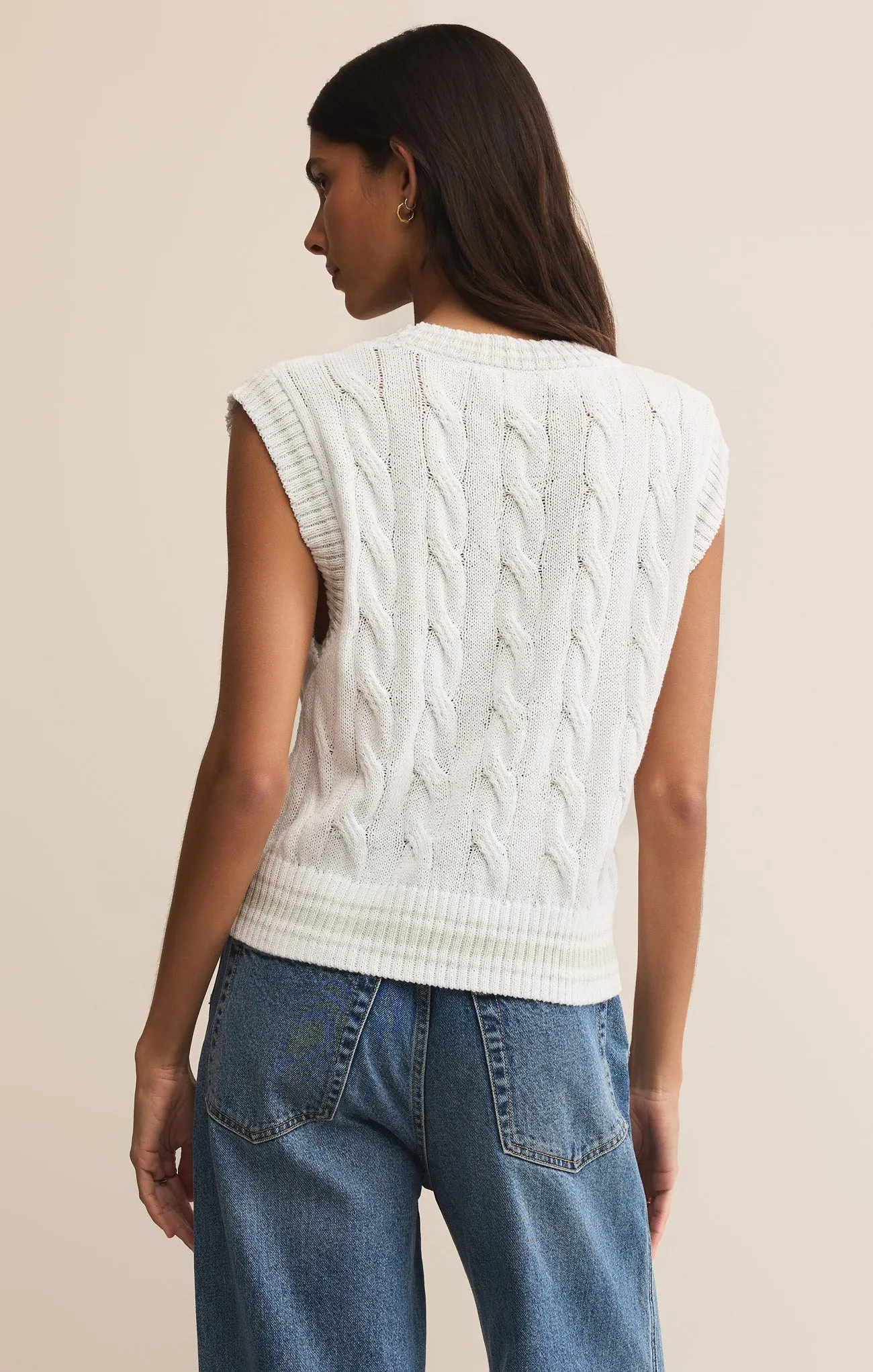 Fairway Cable Knit Vest sold by Z Supply product image thumbnail 2