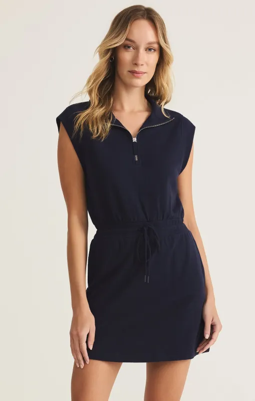 Club Quarter Zip Active Mini Dress sold by Z Supply