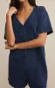 Enid Knit Denim Romper sold by Z Supply