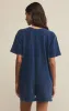 Enid Knit Denim Romper sold by Z Supply