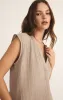 Cliffside V-Neck Airy Gauze Top sold by Z Supply