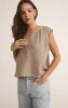 Cliffside V-Neck Airy Gauze Top sold by Z Supply