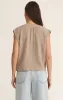 Cliffside V-Neck Airy Gauze Top sold by Z Supply