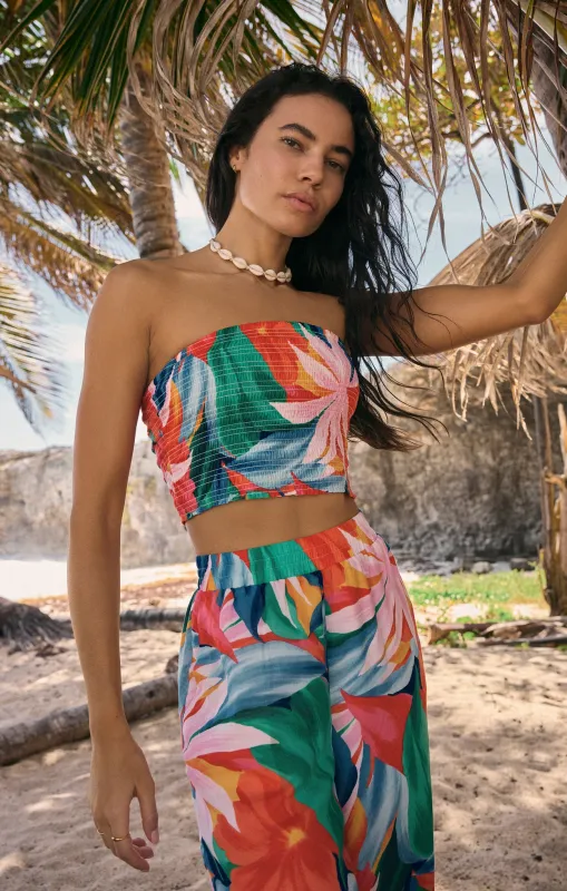 Bijou Villa Floral Tube Top sold by Z Supply