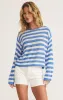 Prado Stripe Pointelle Sweater sold by Z Supply