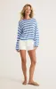 Prado Stripe Pointelle Sweater sold by Z Supply
