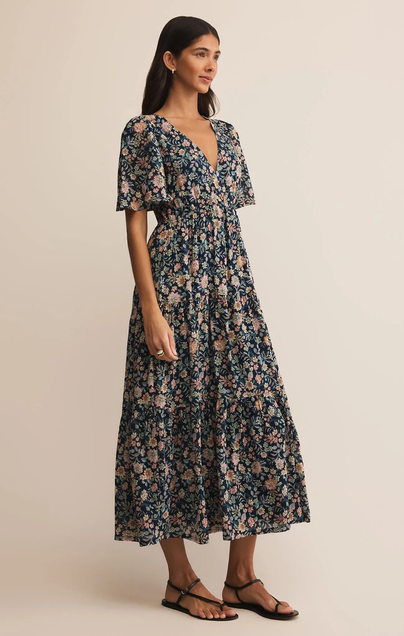 Kat Printed Midi Dress sold by Z Supply product image thumbnail 3