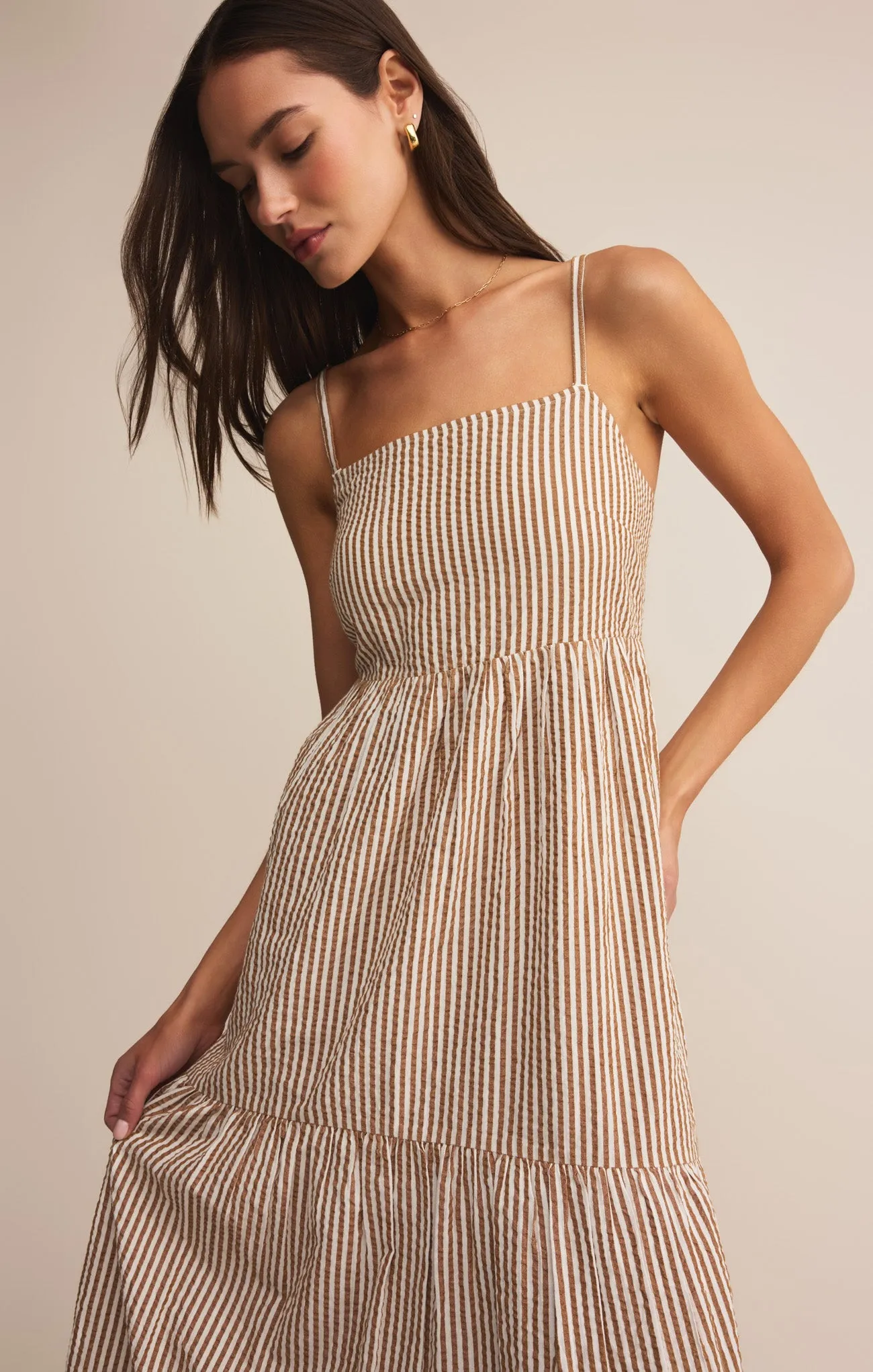 Bali Striped Maxi Dress sold by Z Supply product image thumbnail 4