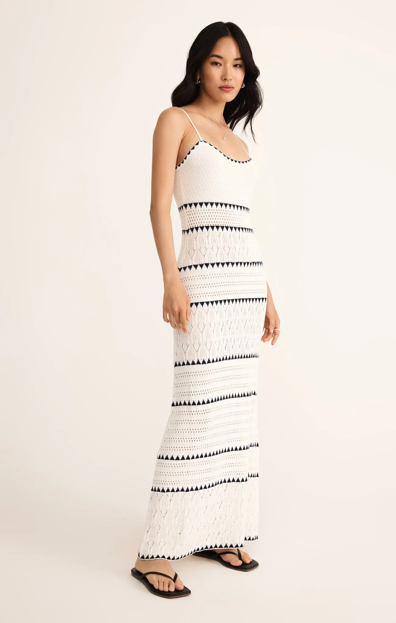 Catamaran Crochet Striped Maxi Dress sold by Z Supply product image thumbnail 3
