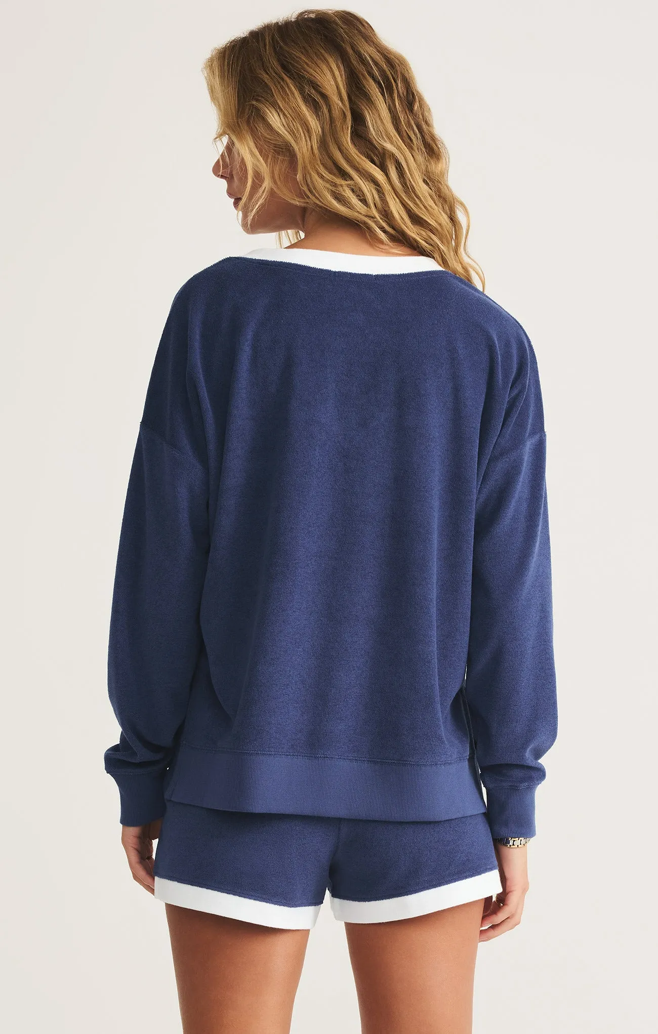 Marx V-Neck Terry Sweatshirt sold by Z Supply product image thumbnail 2
