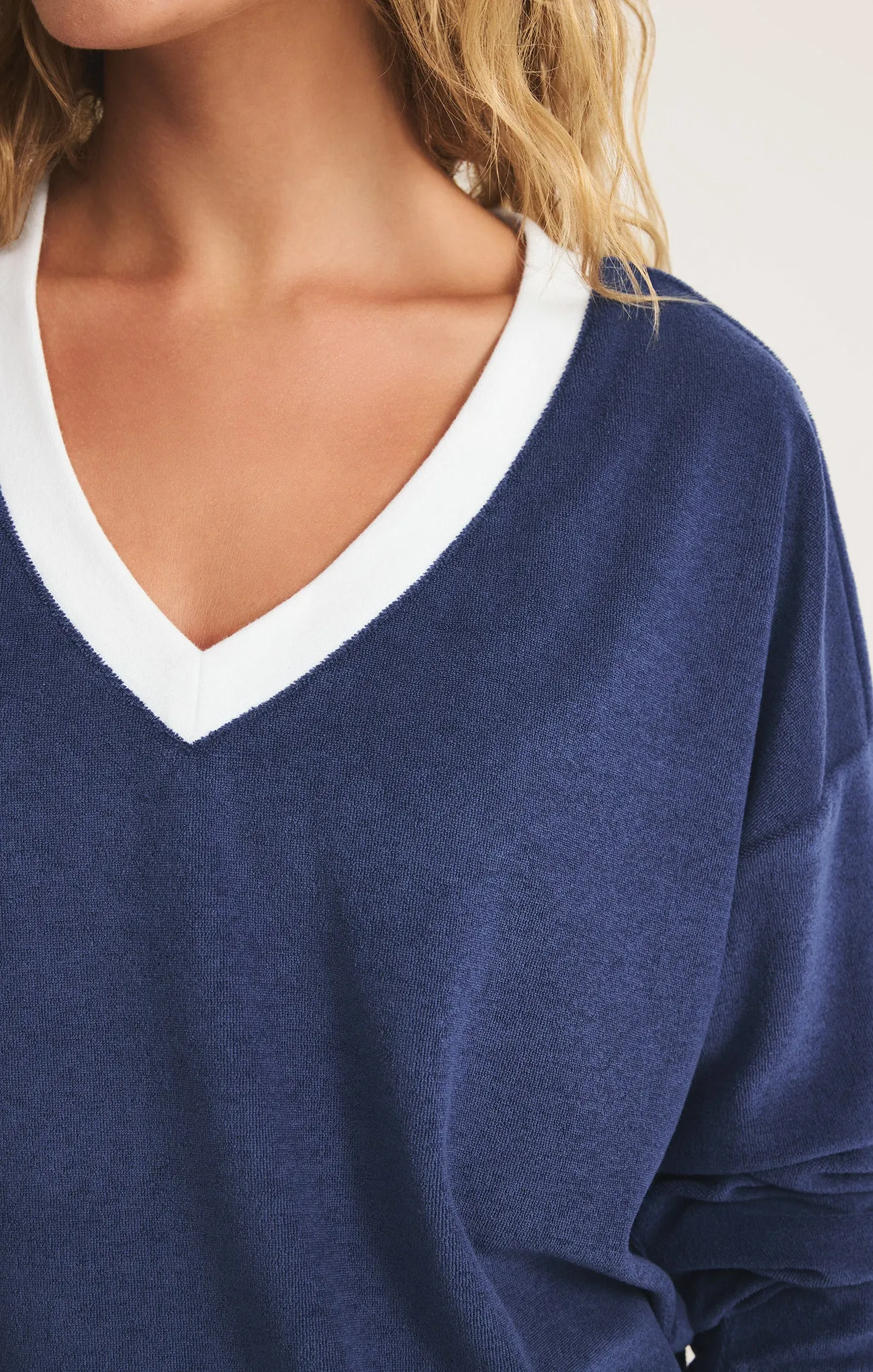 Marx V-Neck Terry Sweatshirt sold by Z Supply product image thumbnail 5