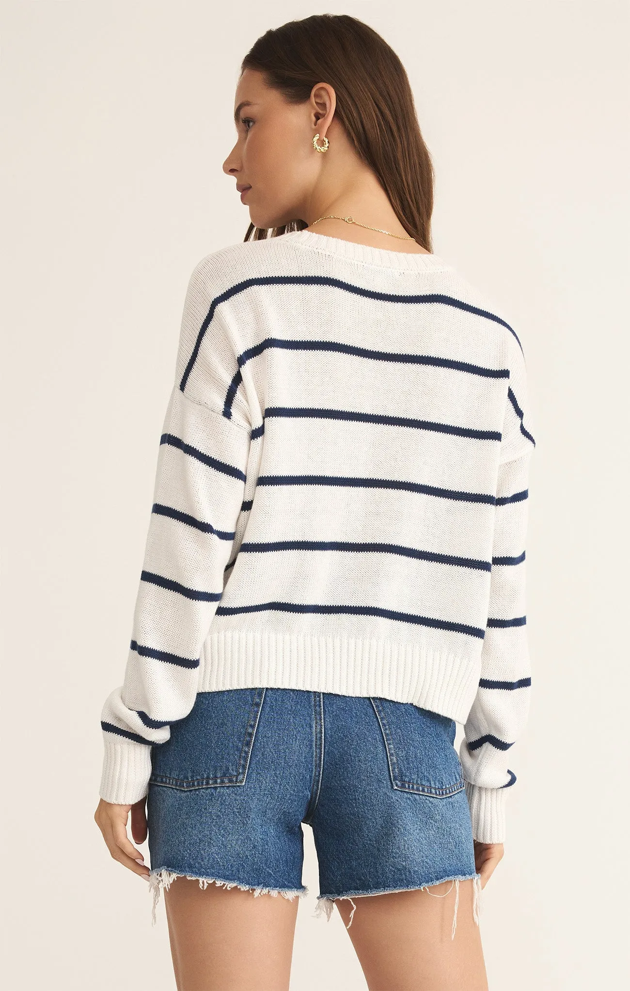 Anchors Away Stripe Sweater sold by Z Supply product image thumbnail 2
