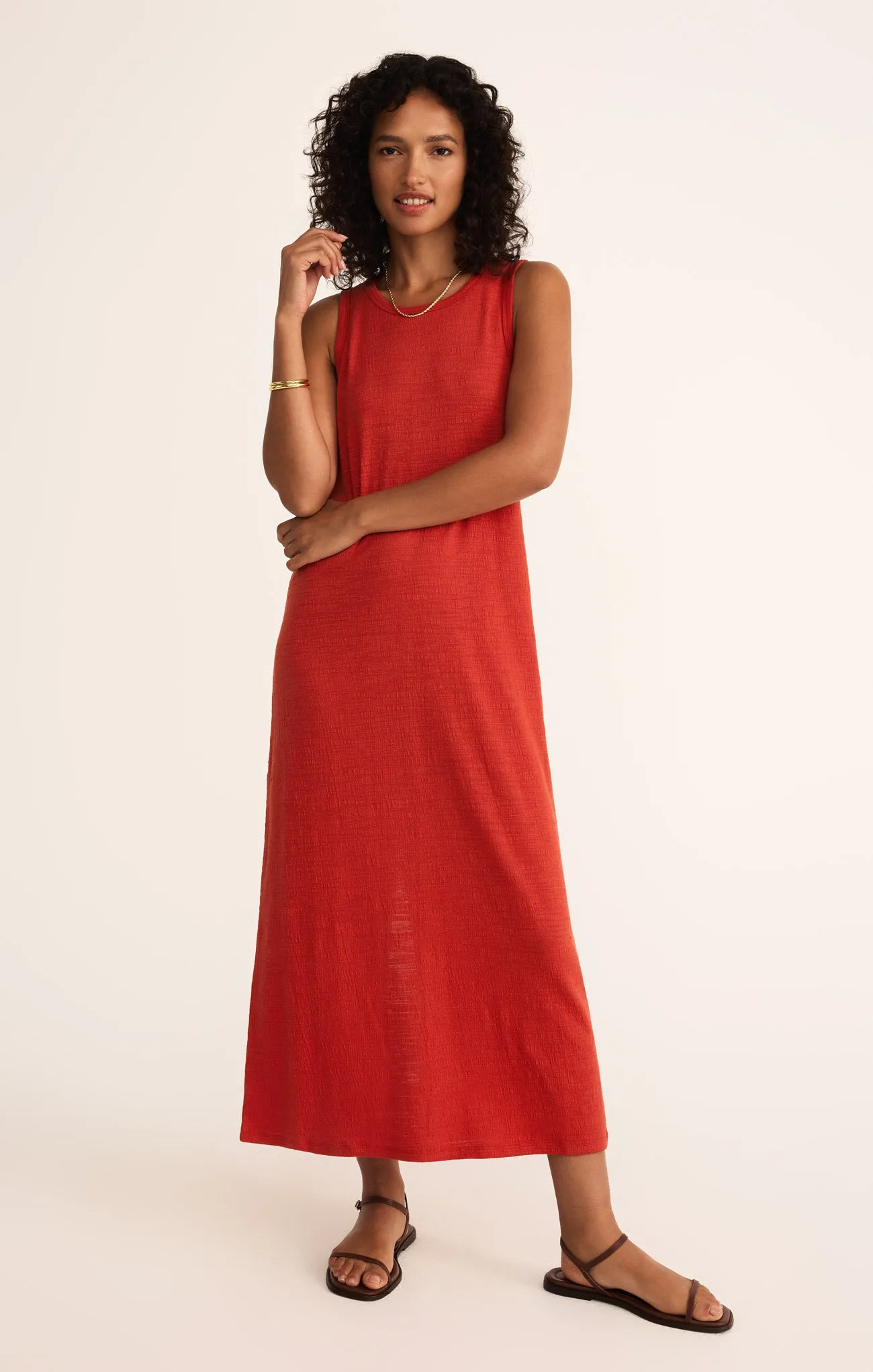 Mystic Modal Rib Midi Dress sold by Z Supply product image thumbnail 4