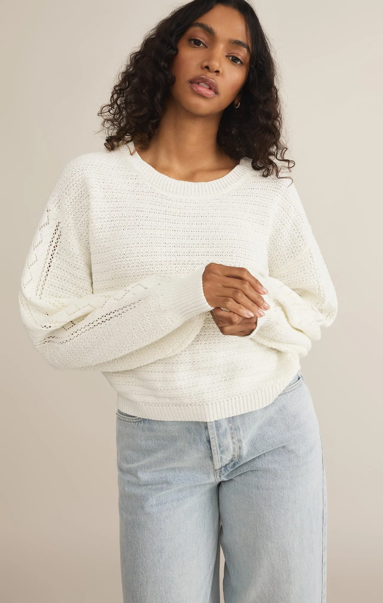 Whitney Crochet Sweater sold by Z Supply product image thumbnail 4